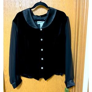 Plus size Velvet dress jacket